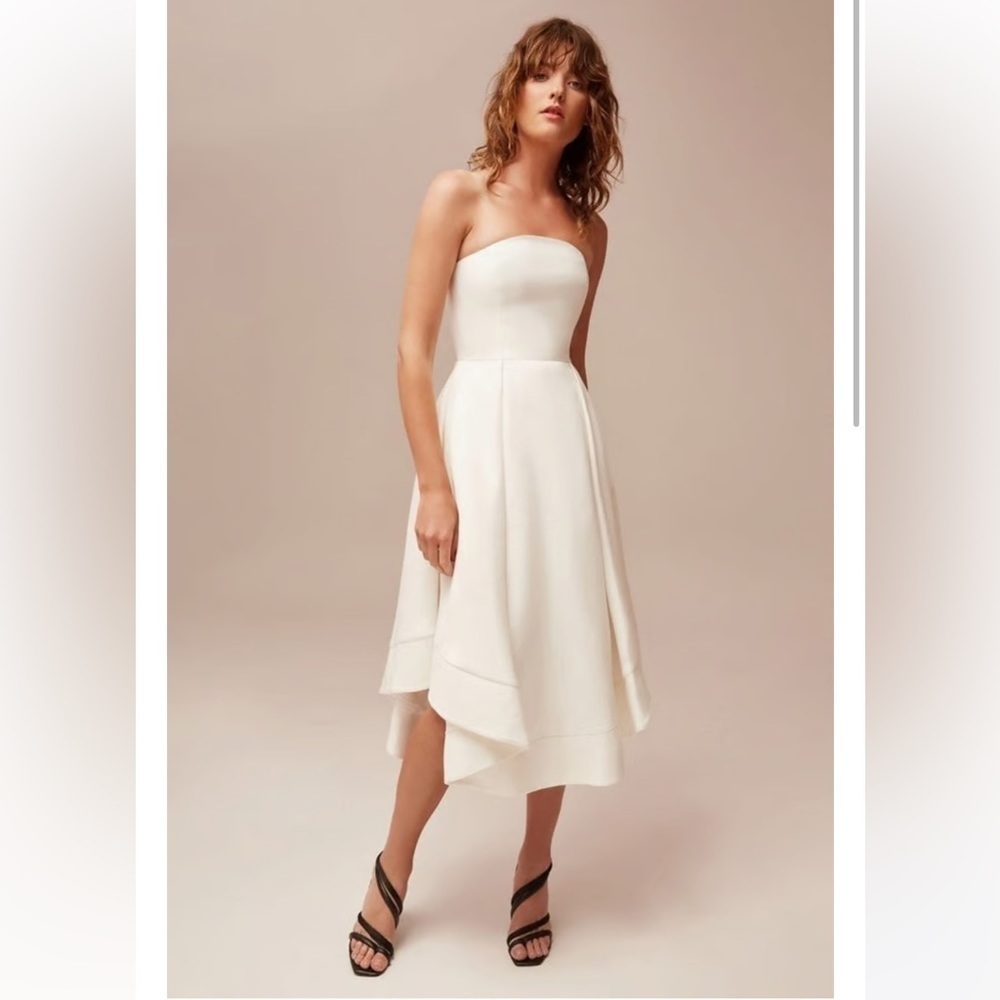 BHLDN C/MEO COLLECTIVE Making Waves Ivory Dress Size 00